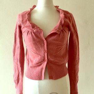 Anthropologie Angora Cardigan